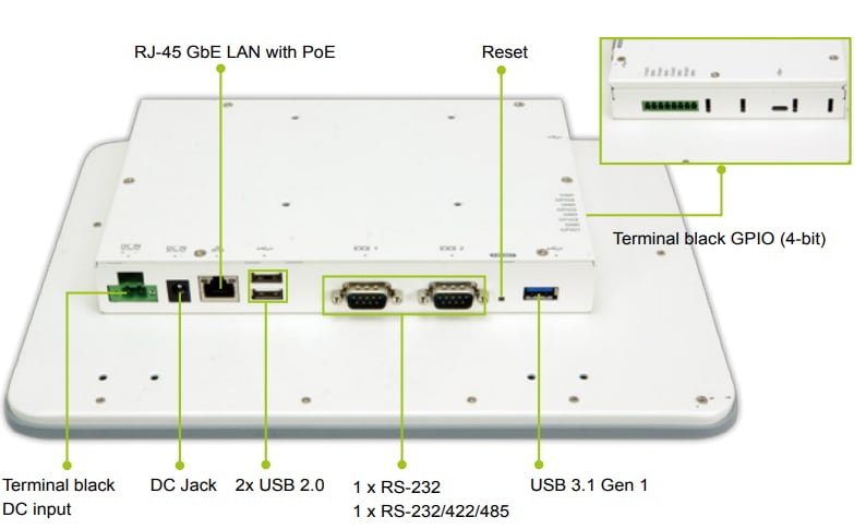IEI Technology IOVU-210AD-RK39 Panel PCs